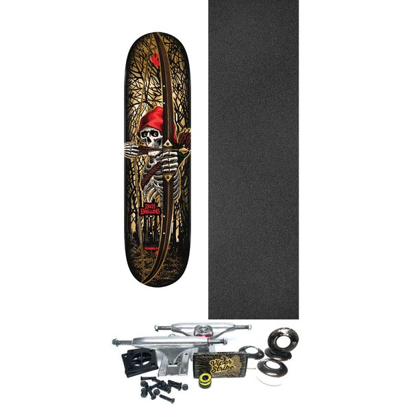 Powell Peralta Zach Doelling Archer FLIGHT Skateboard Deck - 8.3" x 31.61" - Complete Skateboard Bundle